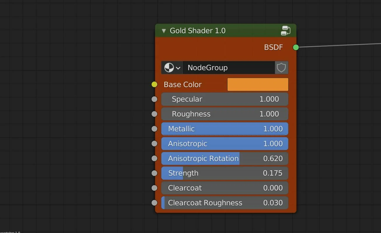 Customizable Gold Shader screenshot 3