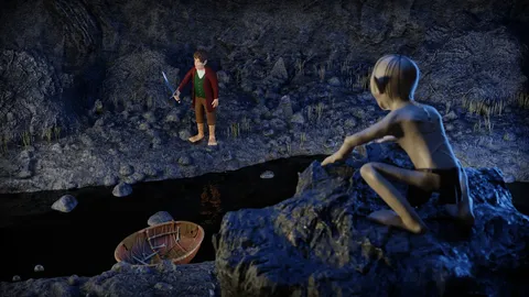 Gollum's Cave - Blender scenes