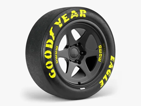 Goodyear Eagle Momo Wheel - Blender 3d models