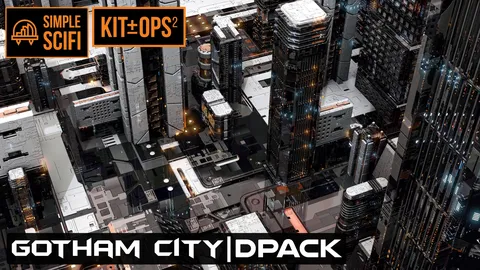 Gotham City Dpack - Blender 3d models