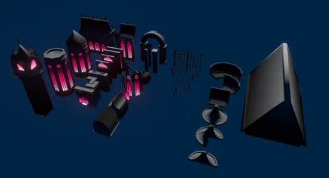 Gothic Architecture - Blender 3d models