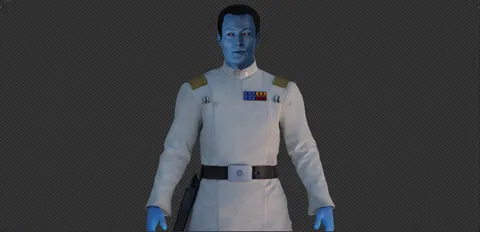 Grand Admiral Thrawn - Blender 3d models