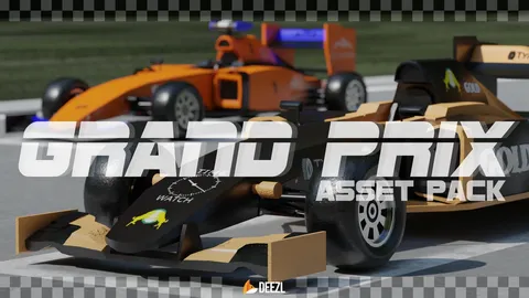 Grand Prix Asset Pack - Blender 3d models