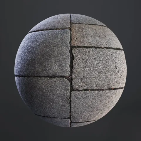 Granite Paving Slabs - Blender textures & materials