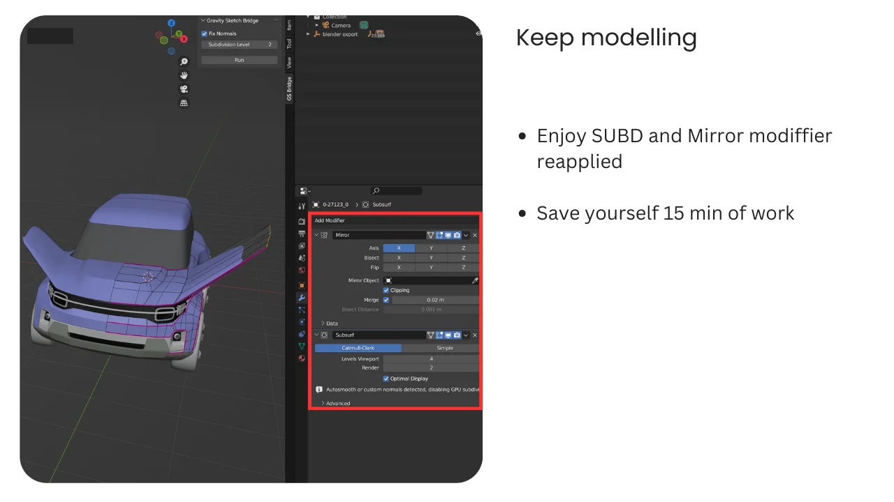 Gravity Sketch to Blender screenshot 5