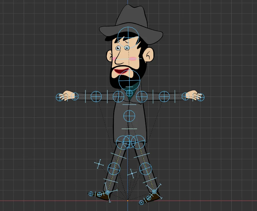 Grease Pencil 2D Hat Guy screenshot 4