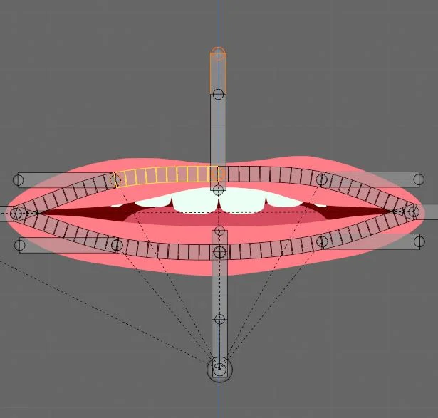Grease Pencil 2D Mouth Rig screenshot 2