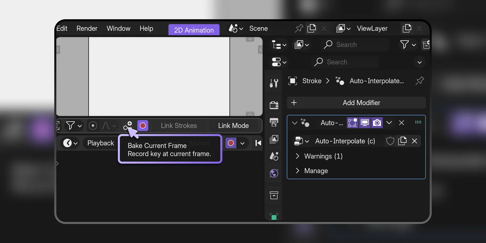 Grease Pencil Auto Interpolate screenshot 2