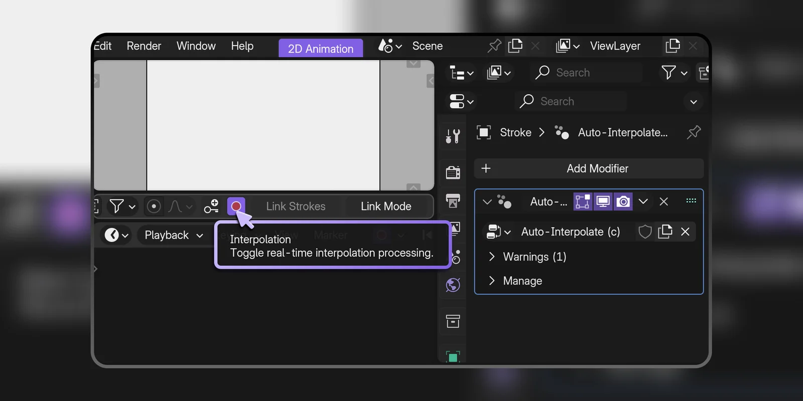 Grease Pencil Auto Interpolate screenshot 3
