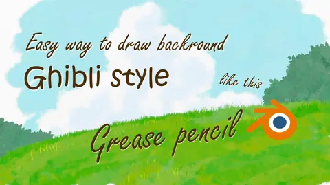 Ghibli Style Brushes - Blender sculpting brushes