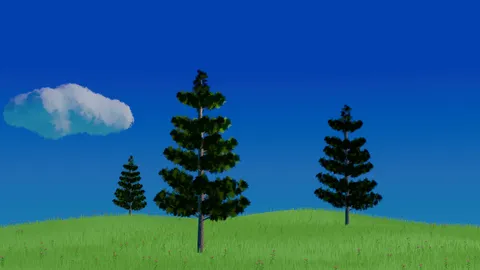 Grease Pencil Pine Twigs - Blender sculpting brushes