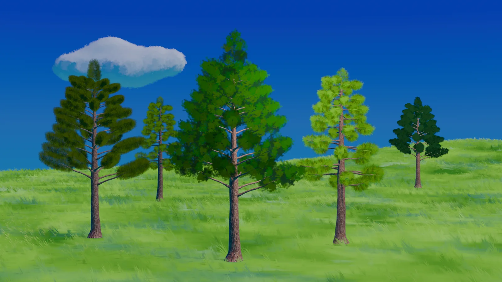 Grease Pencil Pine Twigs screenshot 4