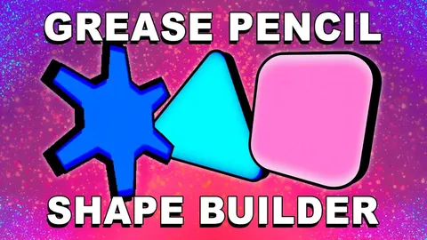 Grease Pencil Shape Builder - Blender geometry nodes