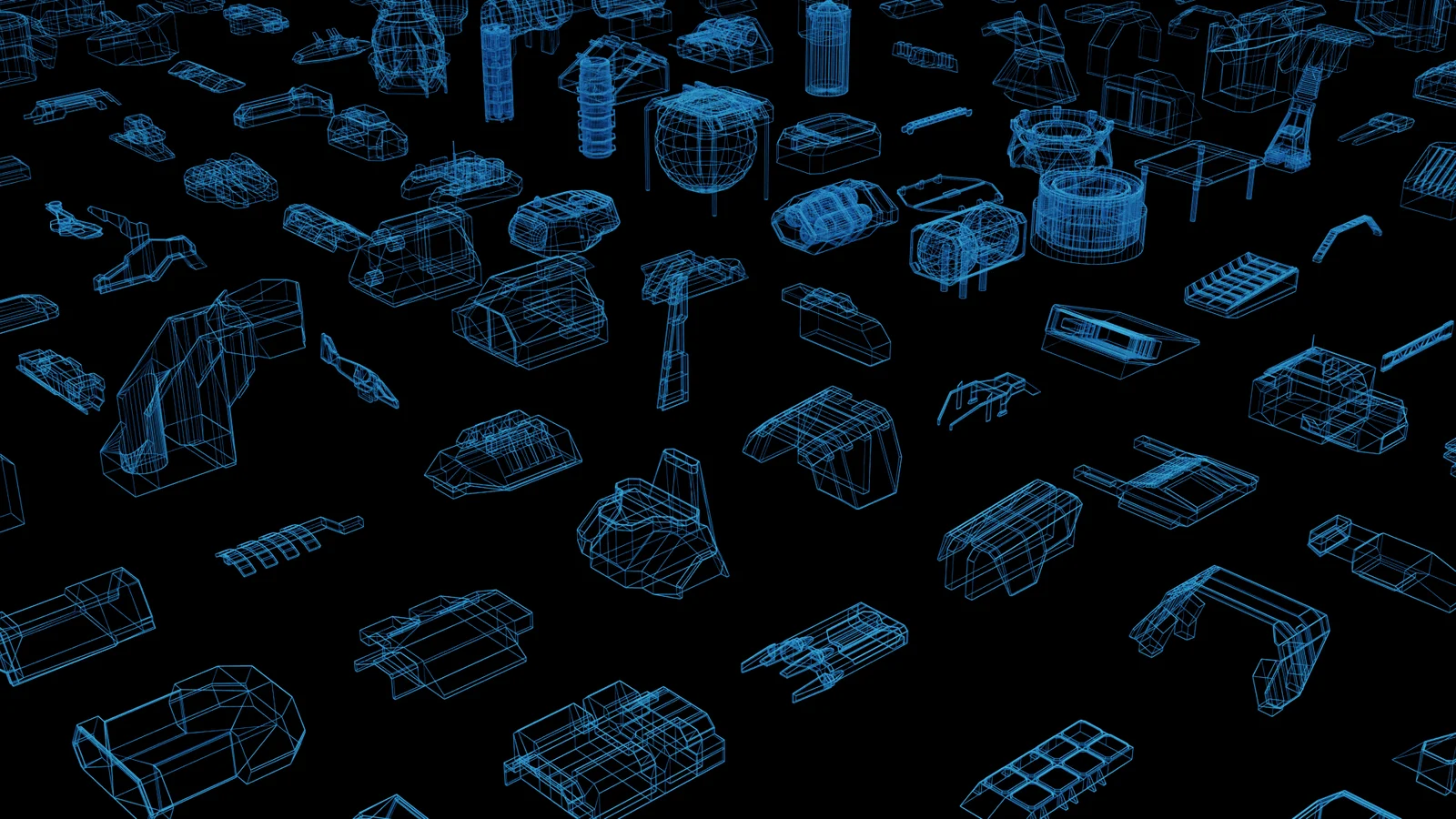 Lowpoly Greeble Kitbash Pack screenshot 7