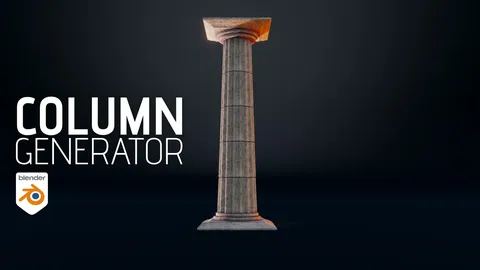 Greek Column Generator - Blender geometry nodes