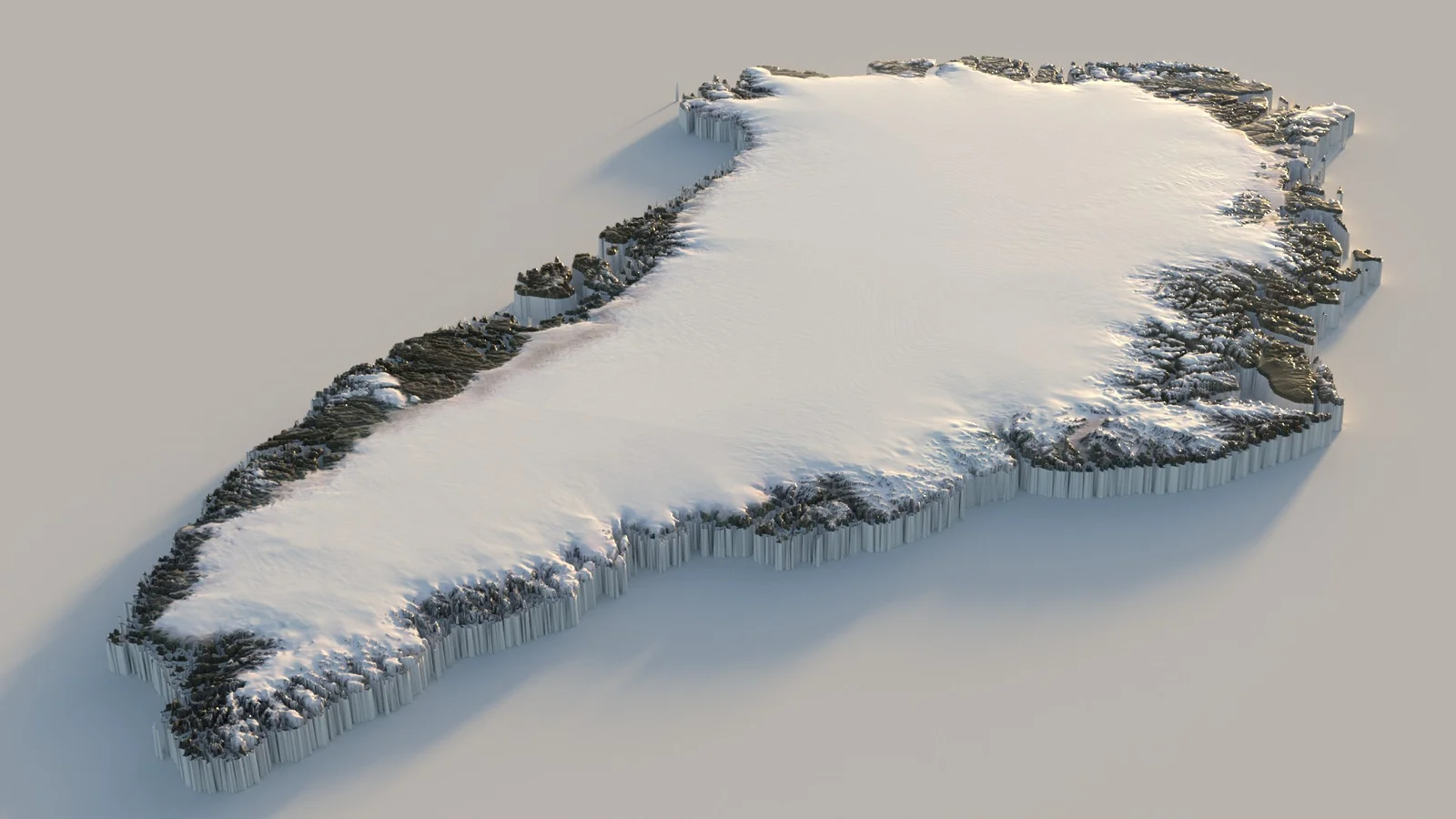 Greenland Terrain Map screenshot 2