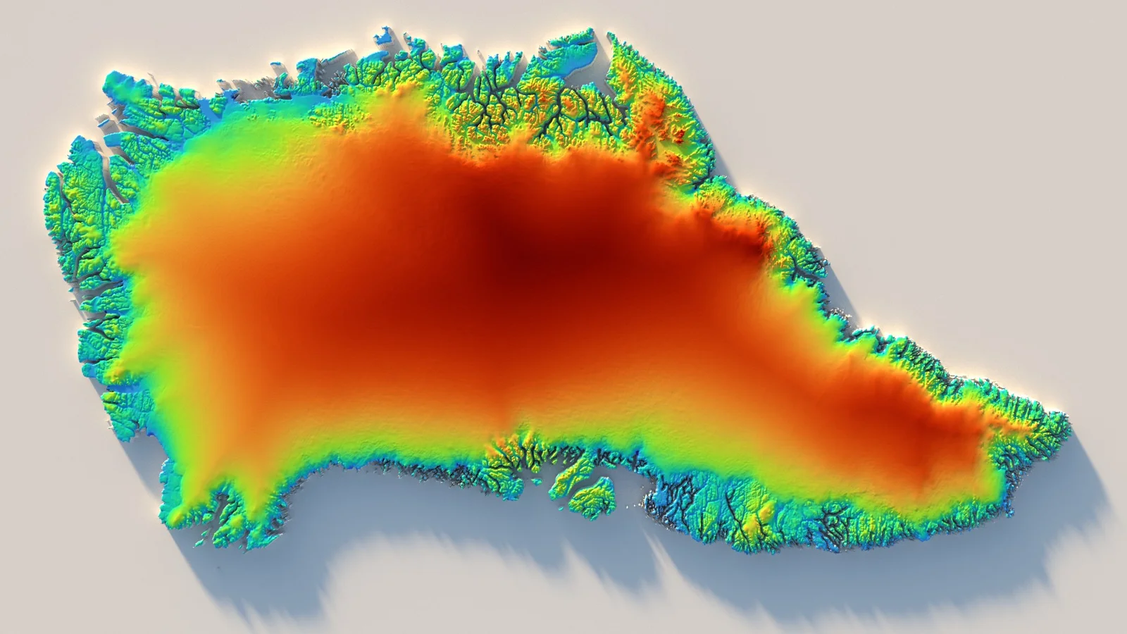 Greenland Terrain Map screenshot 8