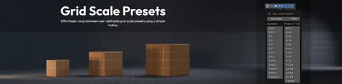Grid Scale Presets - Blender addons