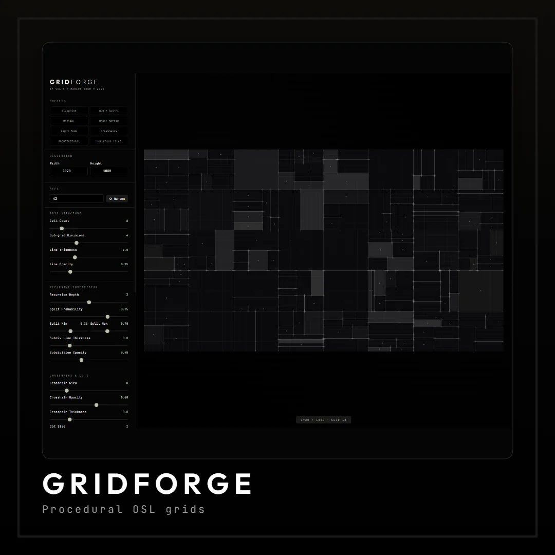 Gridforge screenshot 2