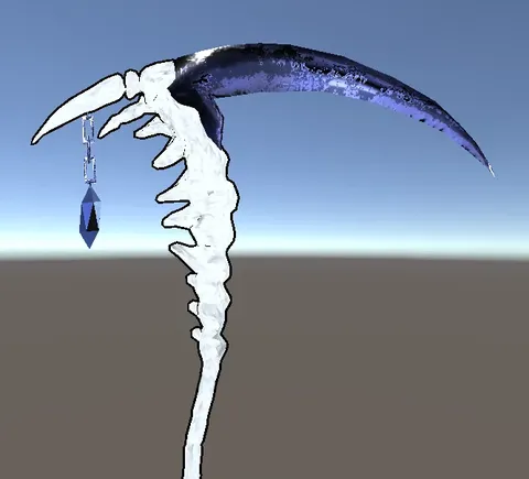 Grim's Scythe - Blender 3d models