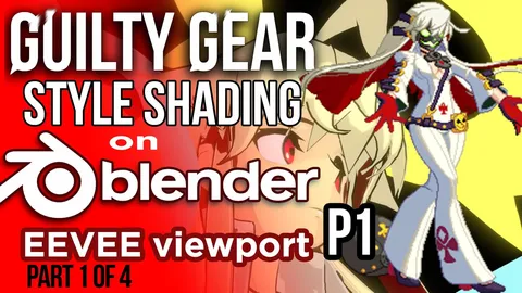 Guilty Gear Shading Tutorial - Blender tutorials & courses