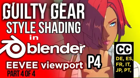 Guilty Gear Stylized Shader Pt. 4 - Blender tutorials & courses