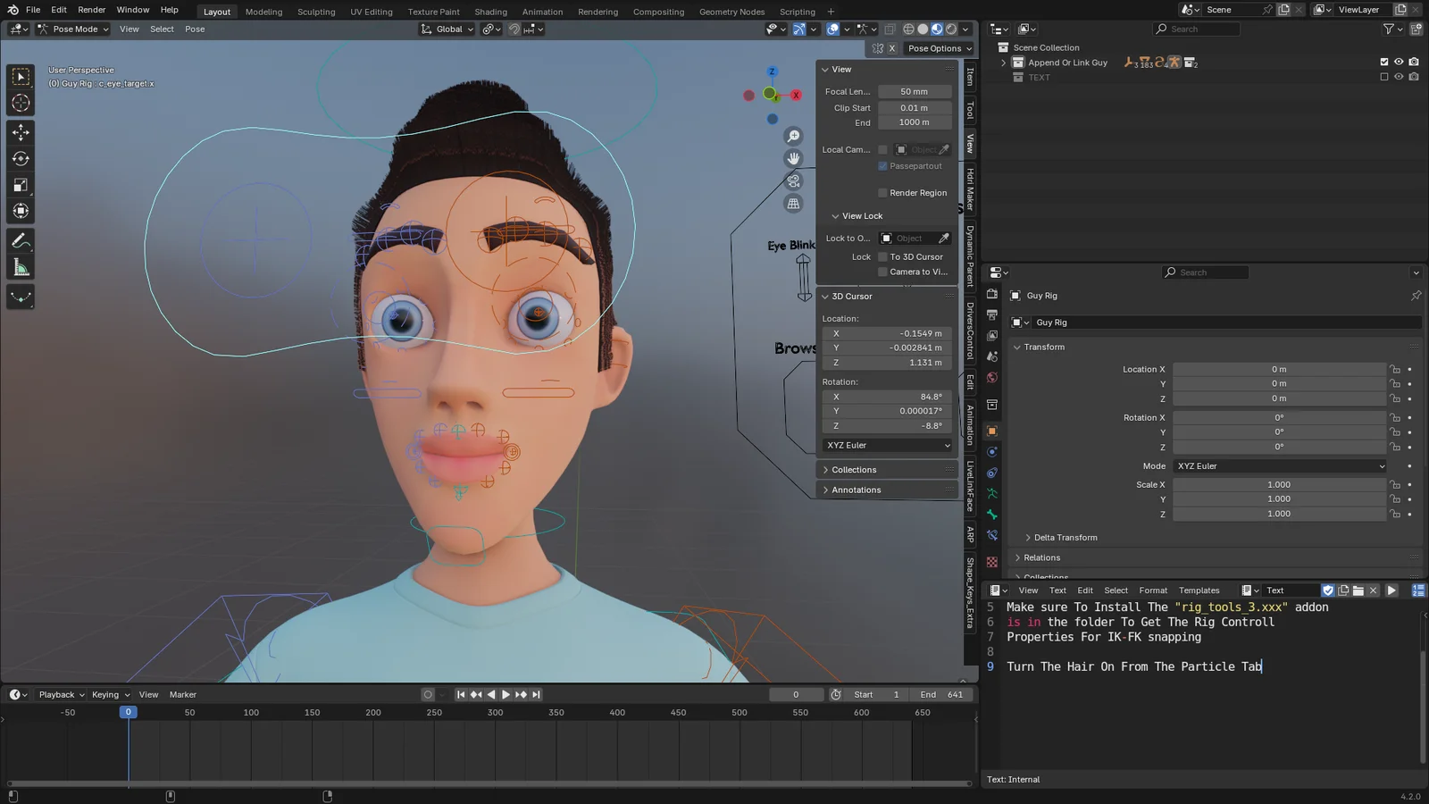 Guy Rigged Character screenshot 3