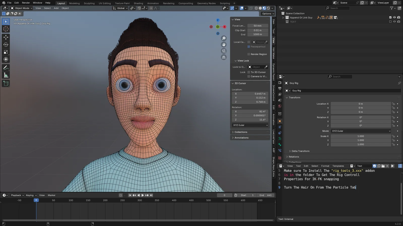 Guy Rigged Character screenshot 4