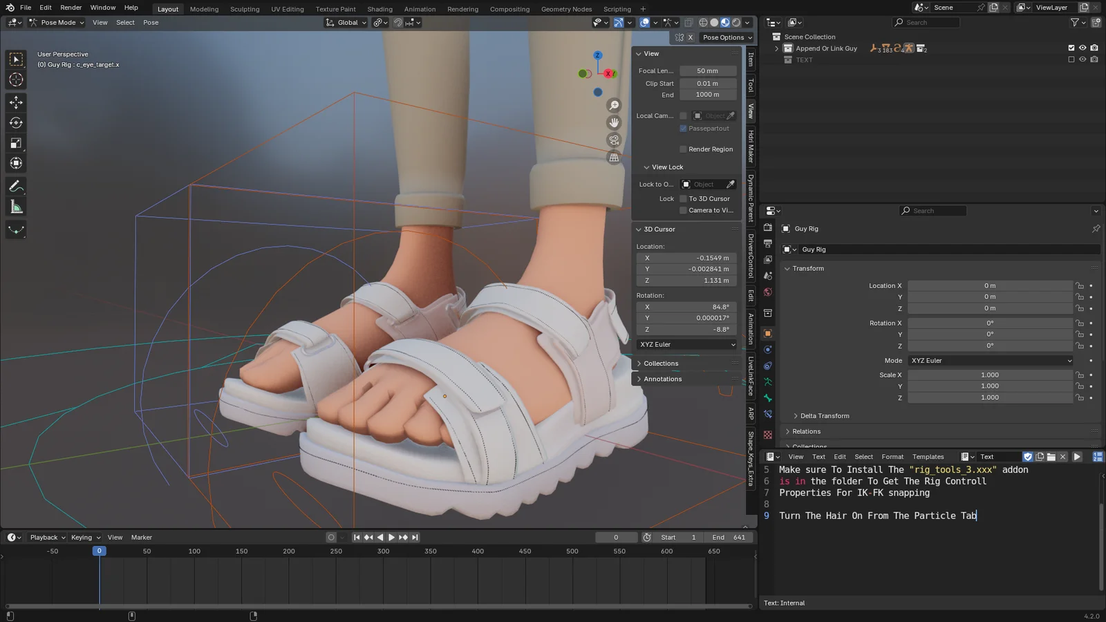 Guy Rigged Character screenshot 6