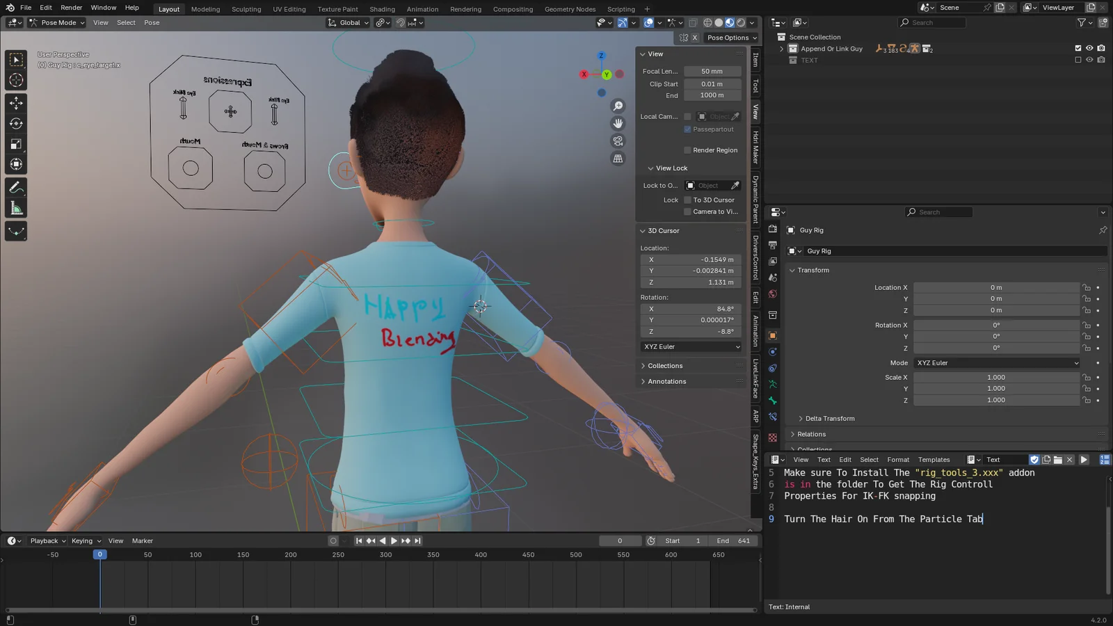 Guy Rigged Character screenshot 7