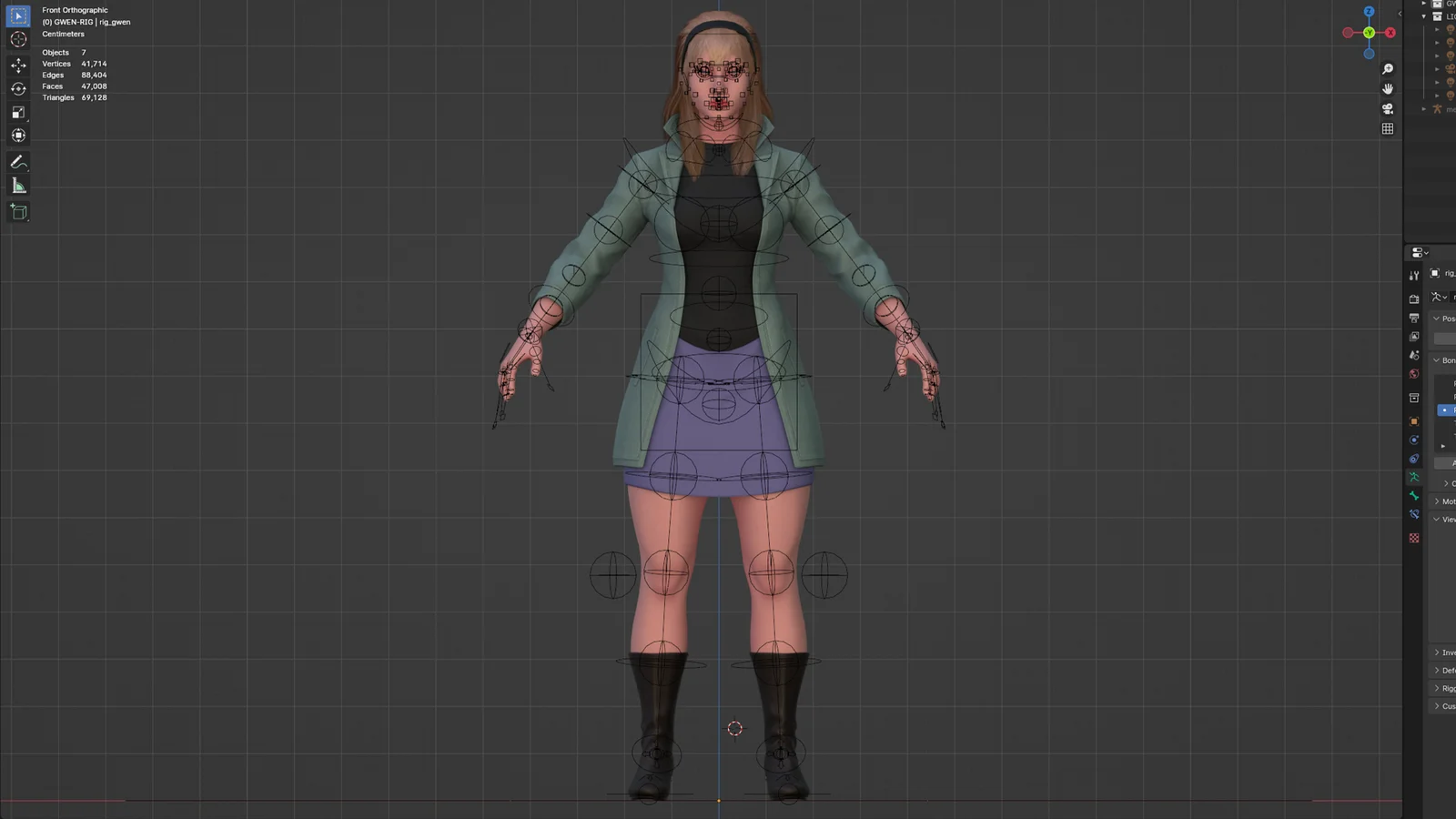Gwen Stacy Rig screenshot 2