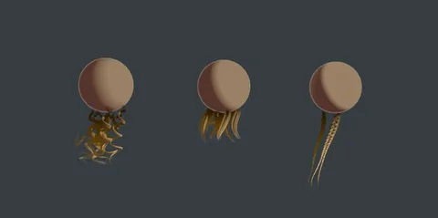 Hair Curve Simulation Nodes - Blender geometry nodes