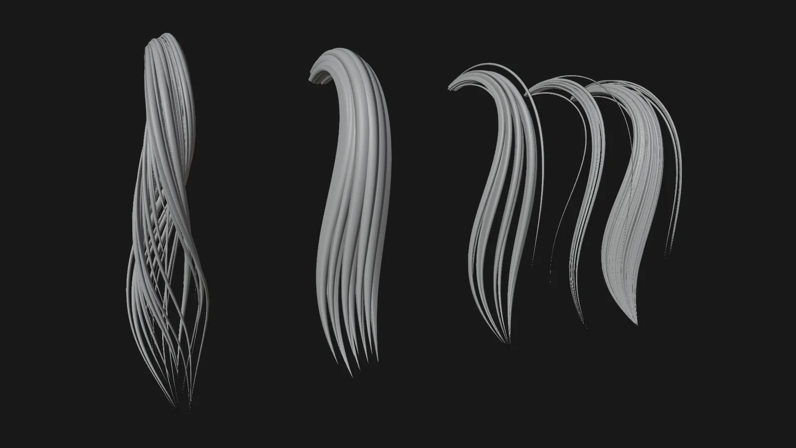 Hair Curve Strands screenshot 3