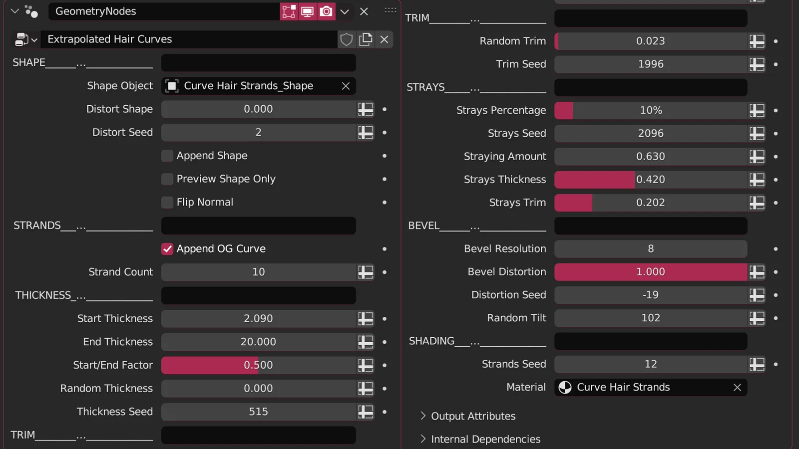 Hair Curve Strands screenshot 4