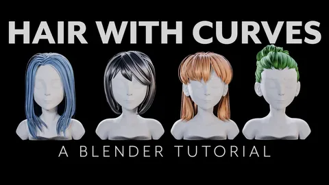 Hair From Curves - Blender tutorials & courses