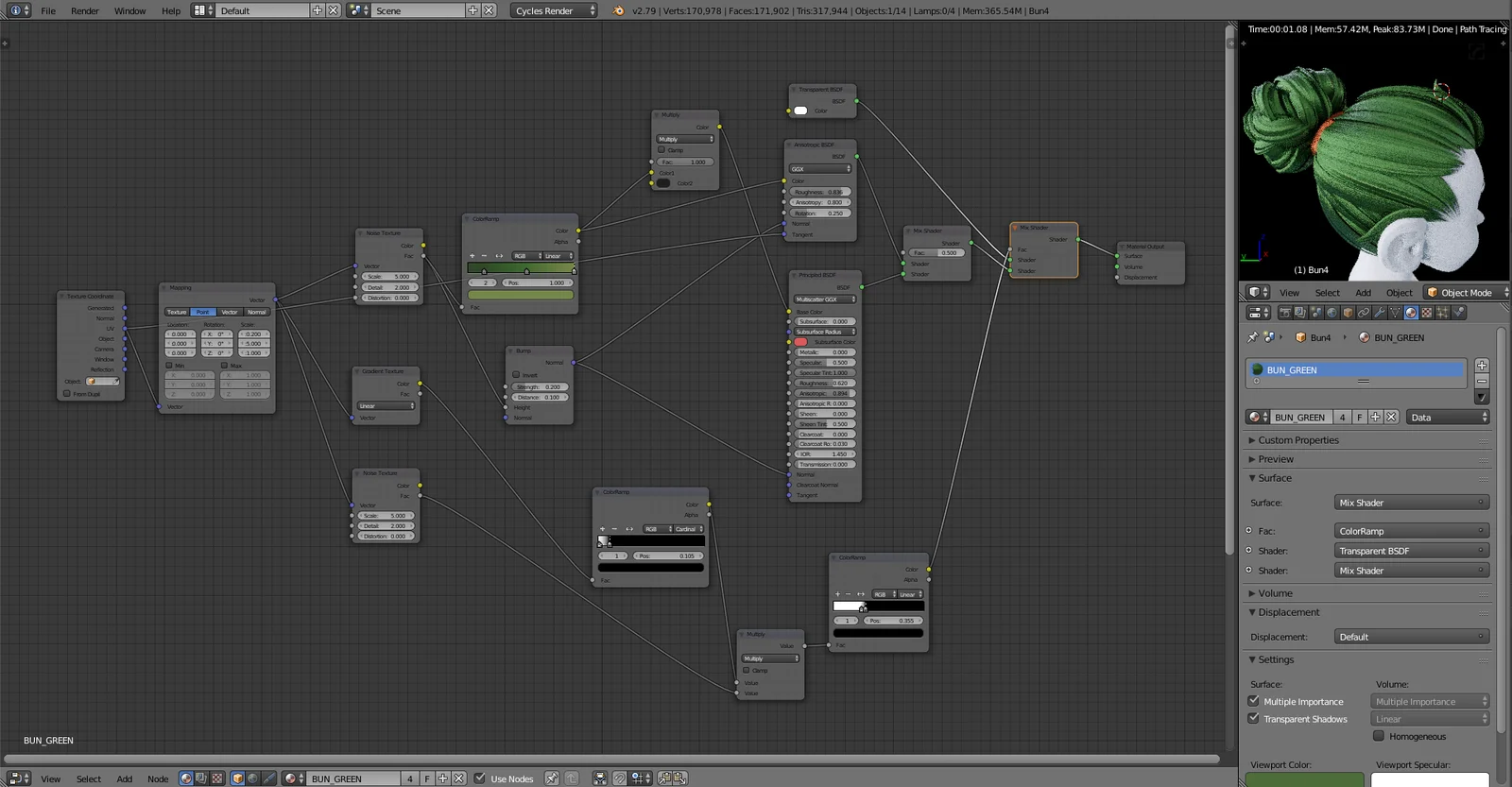 Hair From Curves screenshot 8