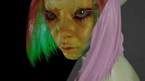 HairCard Maker - Blender geometry nodes