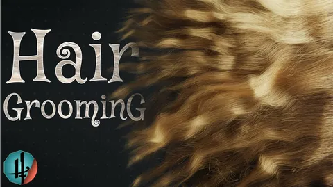 Hairgrooming System - Blender geometry nodes