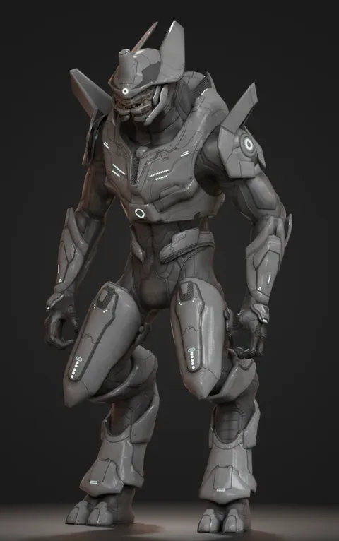 Halo Elite Sangheili - Blender 3d models