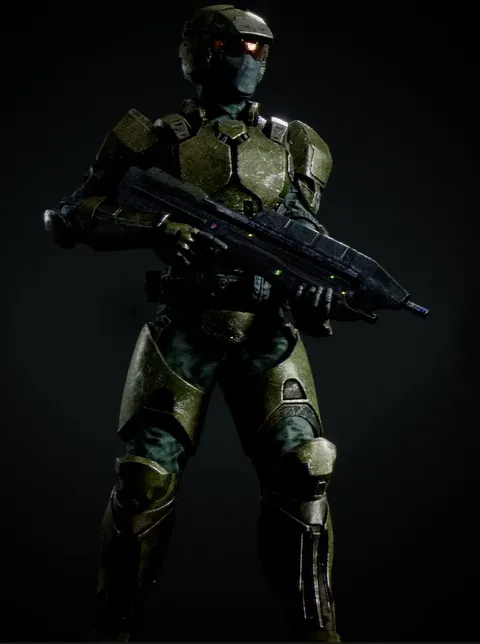 Halo Wars Styled Marine - Blender 3d models