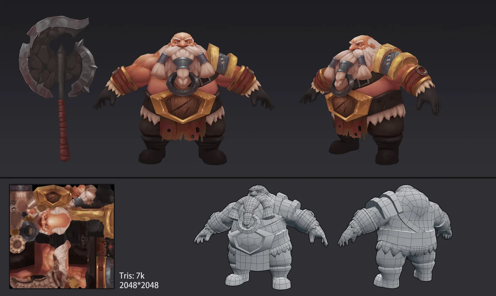 Hand-Painted Dwarf Texturing screenshot 3