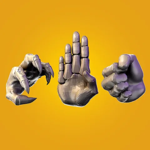 Handy Hand Poser - Blender 3d models