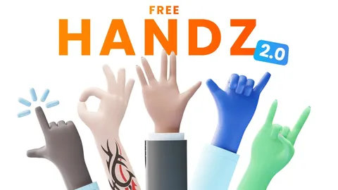 Handz - Blender 3d models