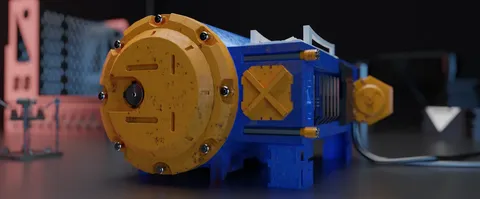 Hard Surface Kitbash - Blender 3d models