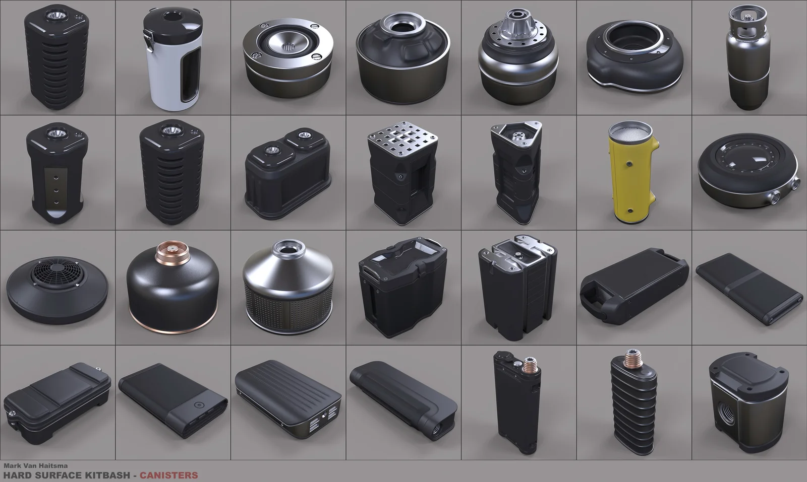 Canister Kitbash Library screenshot 4