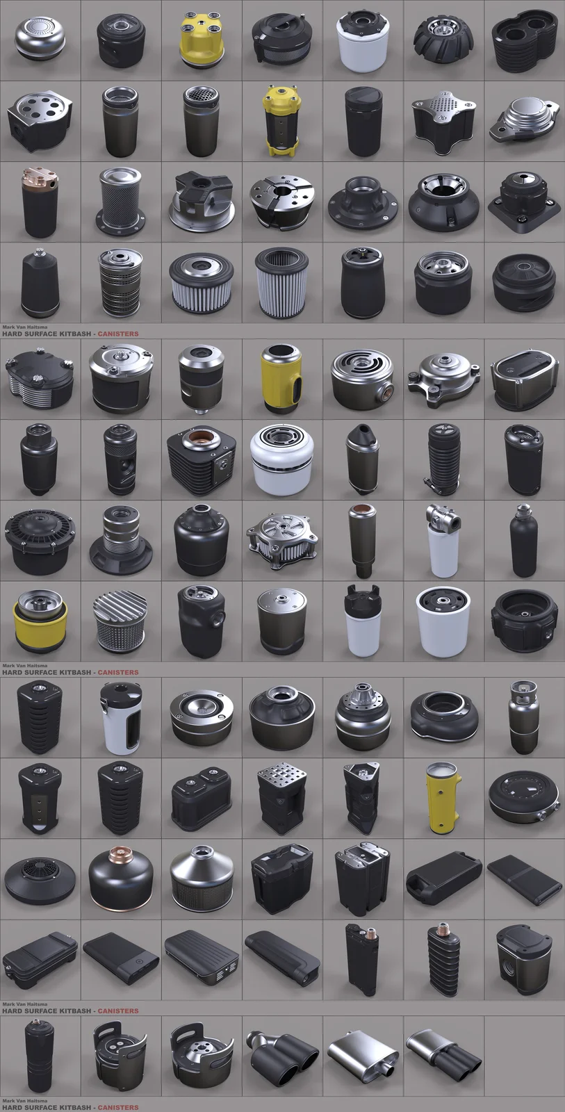 Hard Surface Kitbash Library screenshot 2