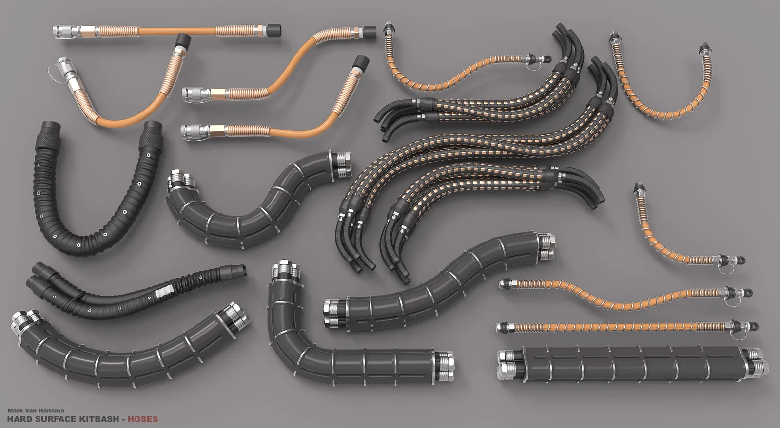 Hoses Kitbash Library screenshot 3