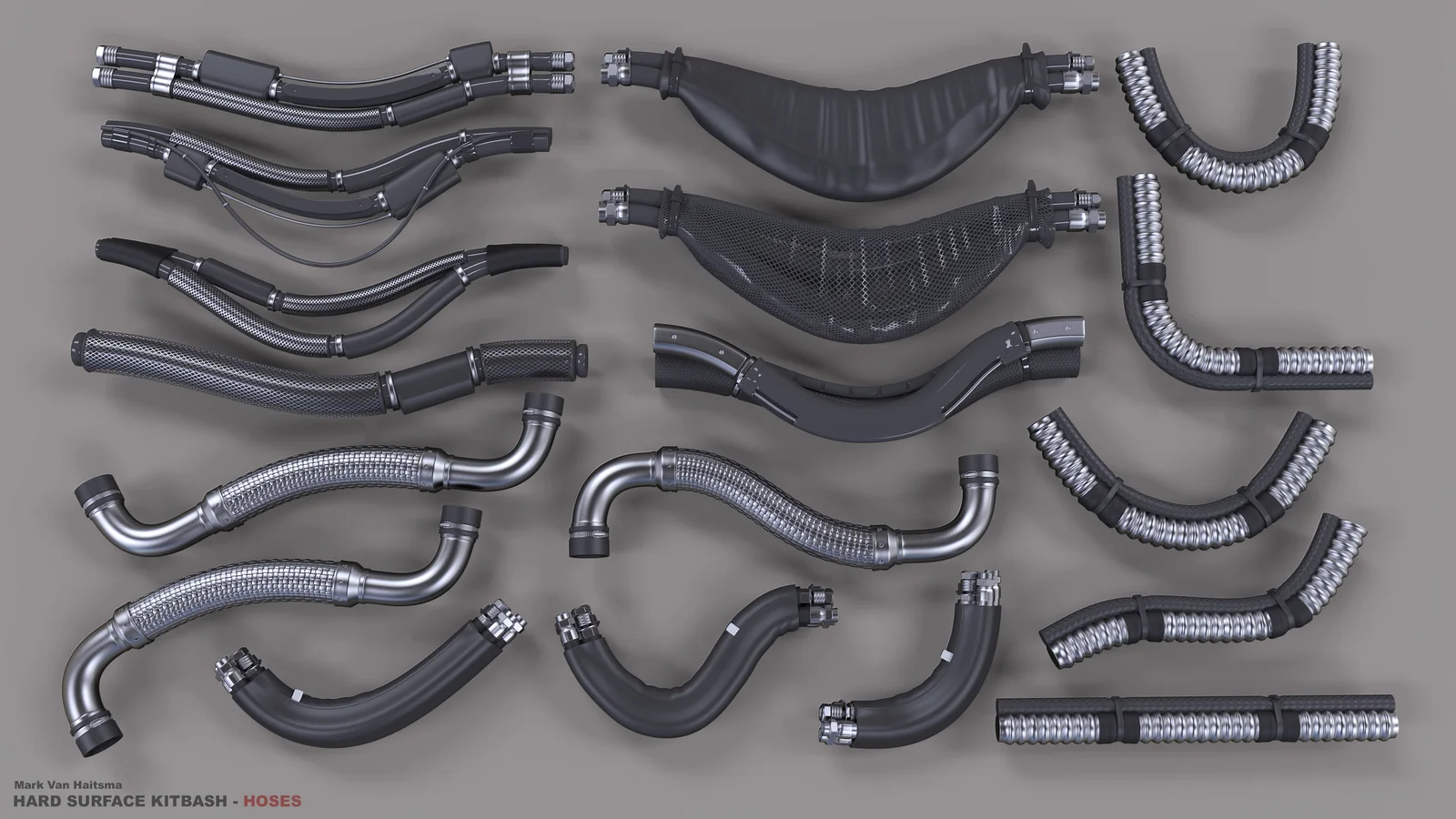 Hoses Kitbash Library screenshot 4