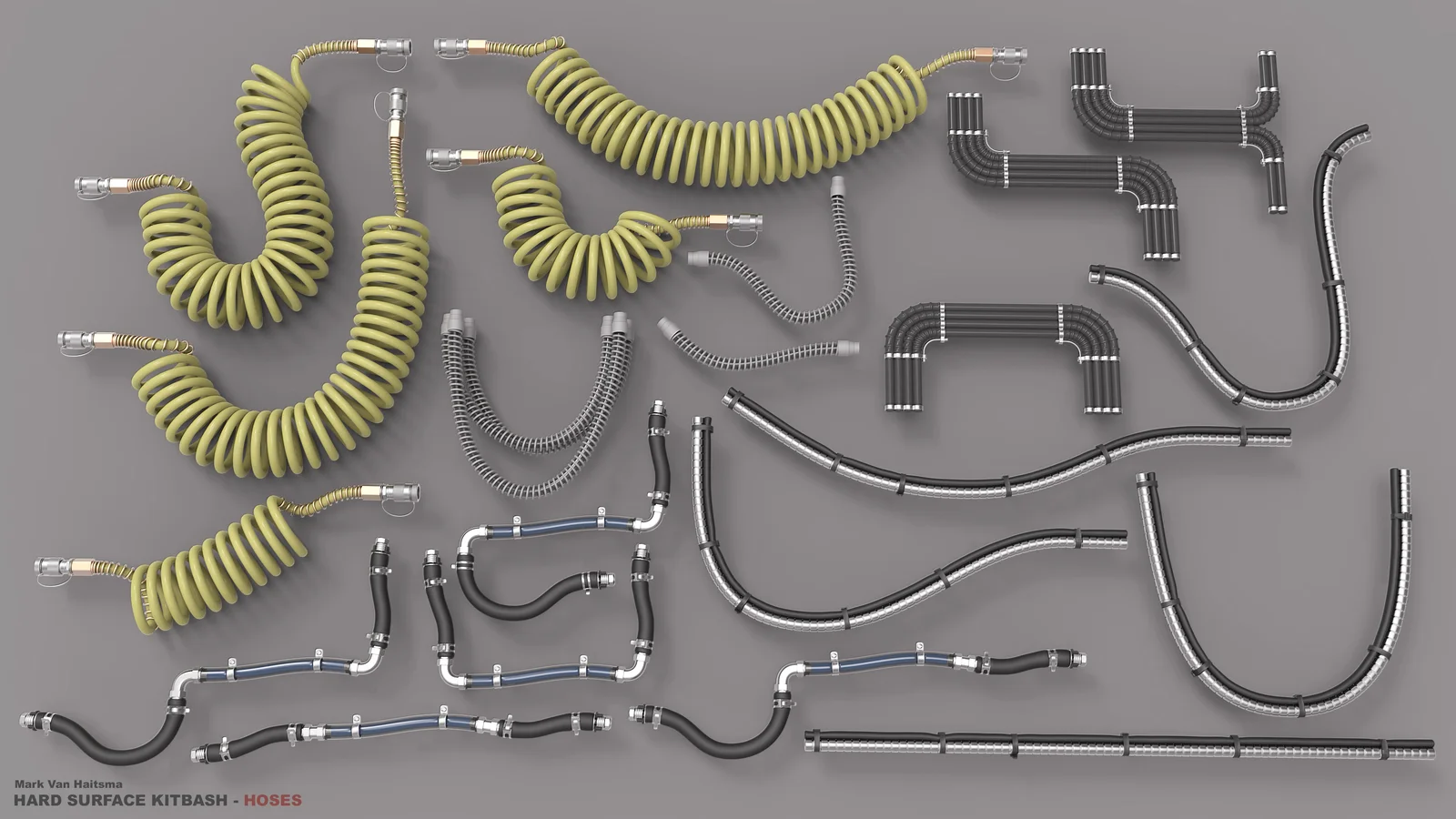 Hoses Kitbash Library screenshot 5