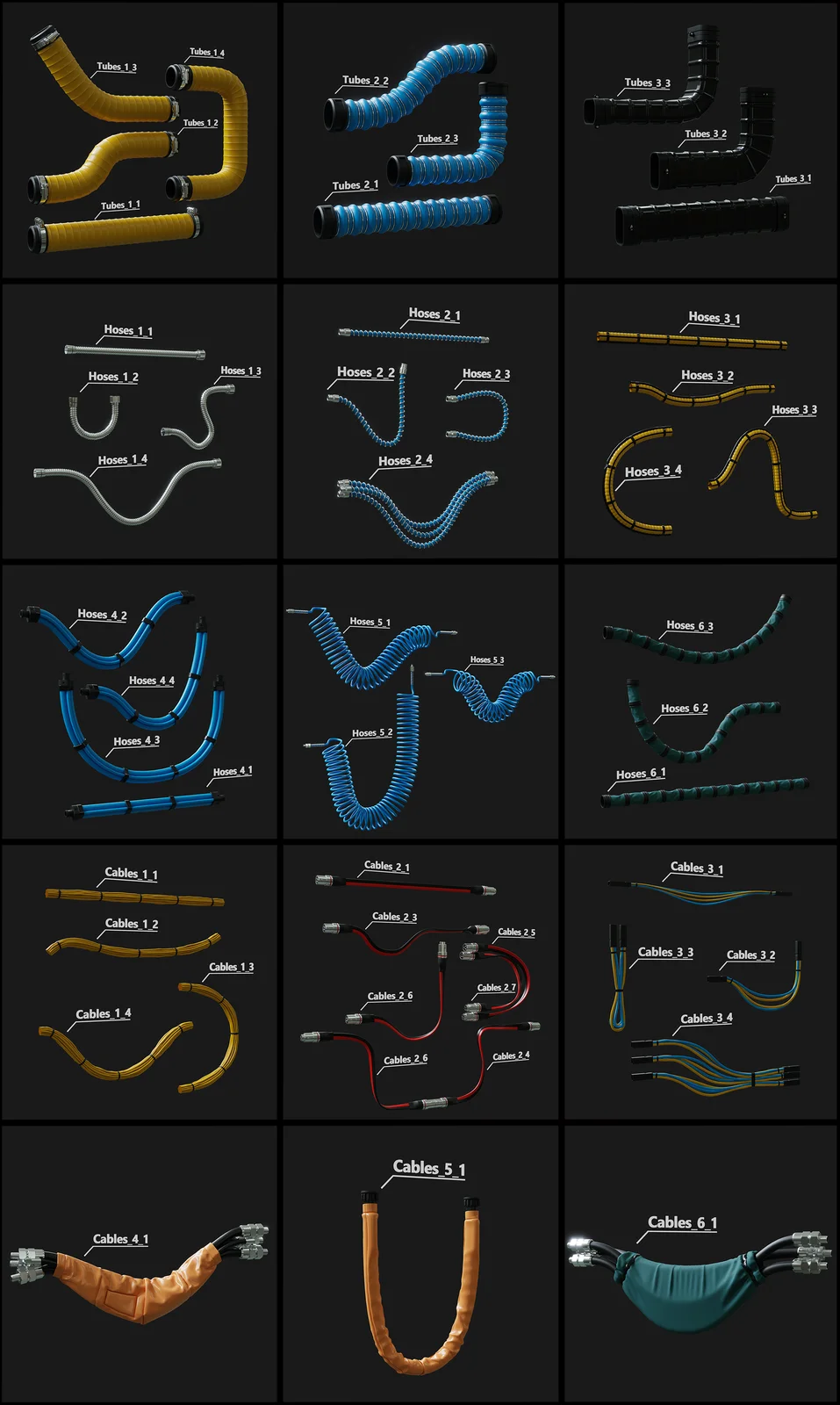 Editable Tubes, Hoses, Cables screenshot 8